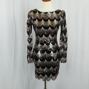 Show Stopping Sequin NYE Dress